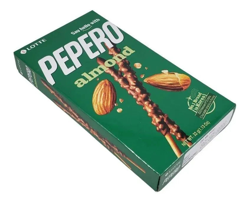 Pepero Almendra Stick De Galleta Y Chocolate Importado Corea