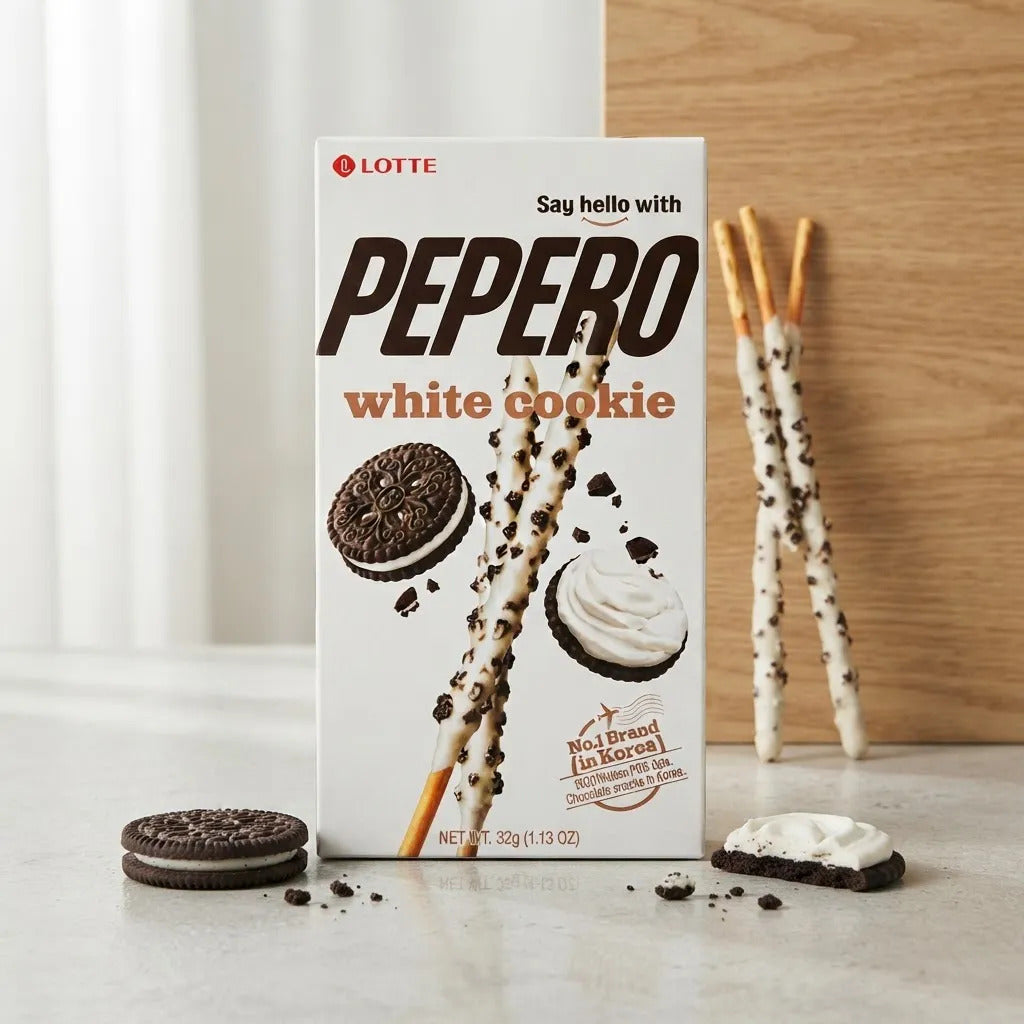 Galletas Coreanas Importadas Pepero Cookies And Cream