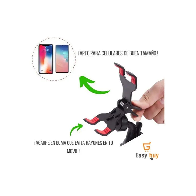 Soporte Ajustable Flexible Para Teléfono Movil Con Gancho