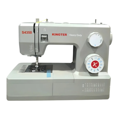 Máquina Kingter Heavy Duty Potente 24 Puntadas Gris 110v