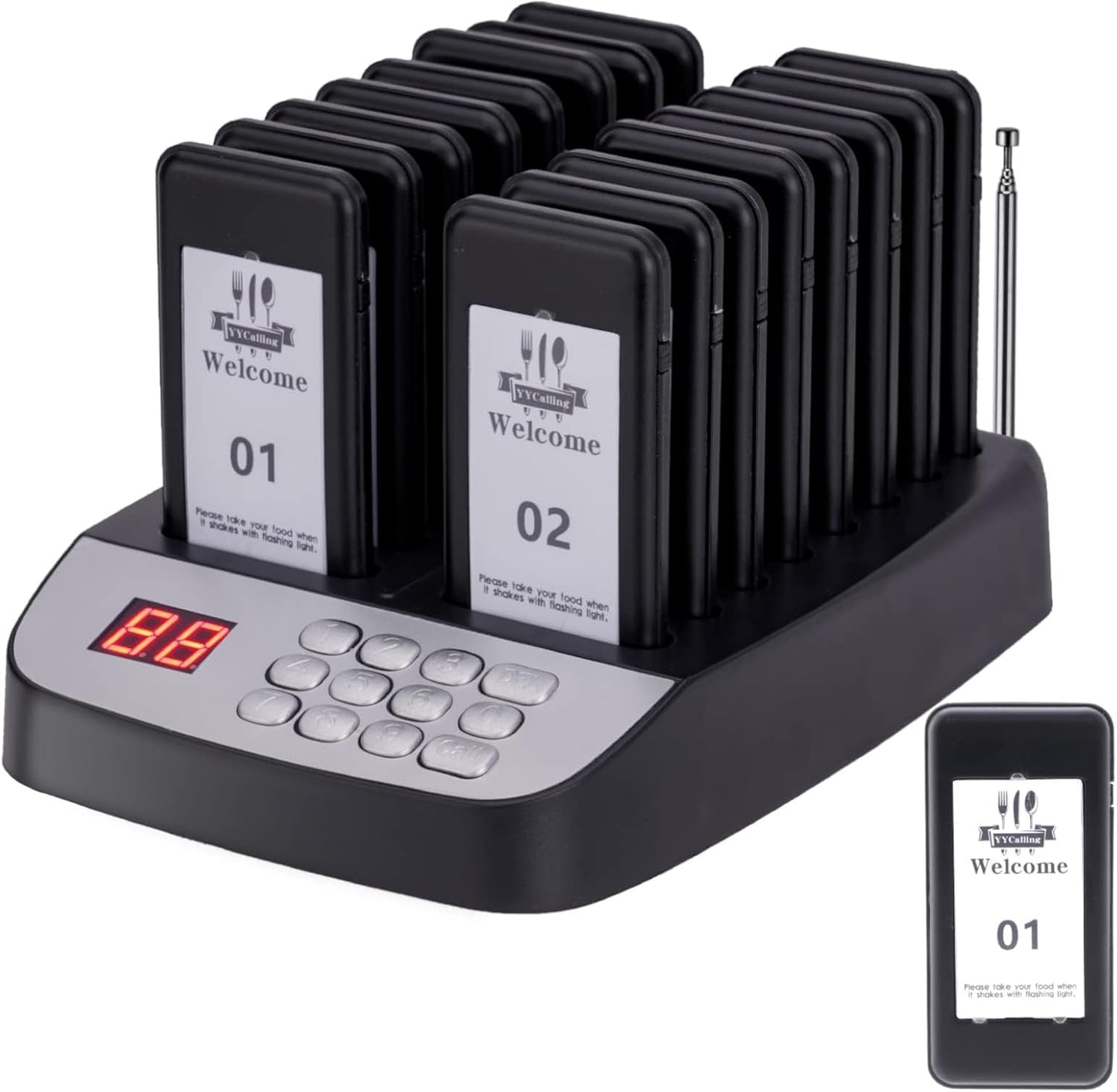 Sistema De Buscapersonas Para Restaurante 16 Localizadores