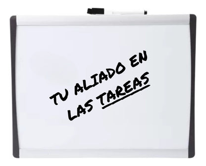 Tablero Mini Acrilico Borrable Pared Con Colgador Magnético