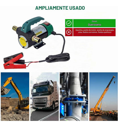 Bomba Transferencia Diesel 12v 260w Combustible 45 L/min