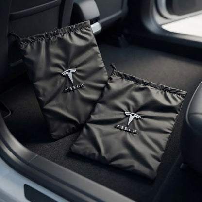 Bolsa Basura Para Carro Tesla Set X 2 Unidades Negras