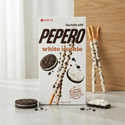 Galletas Coreanas Pepero Cookies And Cream Y Almendras X2und