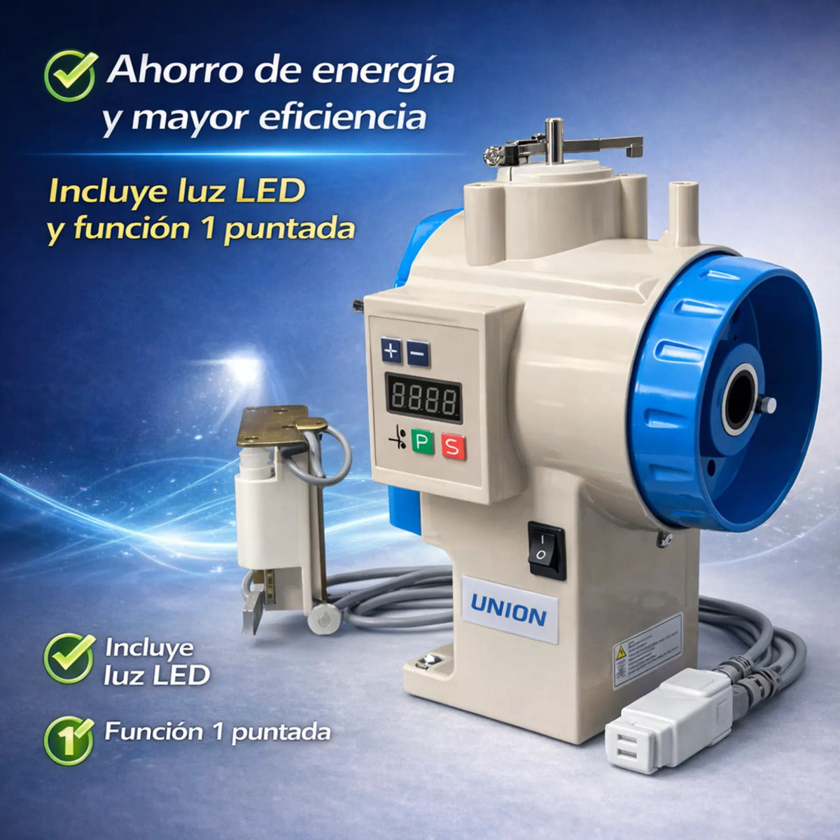 Motor Direct Drive Mecatrónico 110v Con Led Botón 1 Puntada