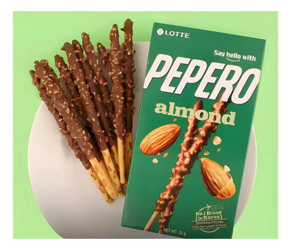 Pepero Almendra Stick De Galleta Y Chocolate Importado Corea