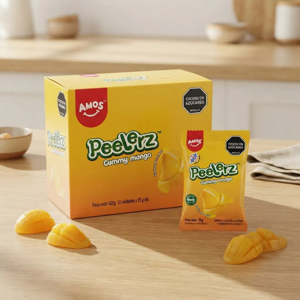 Gomas Peelerz Mango 35g X12uds Display