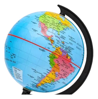 Globo Terráqueo de Mesa Mapa Mundi Base Plástica