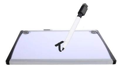 Tablero Mini Acrilico Borrable Pared Con Colgador Magnético