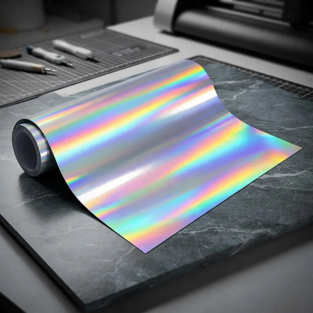 Vinilo Adhesivo 60cm X 1 Mts Plotter Tornasol