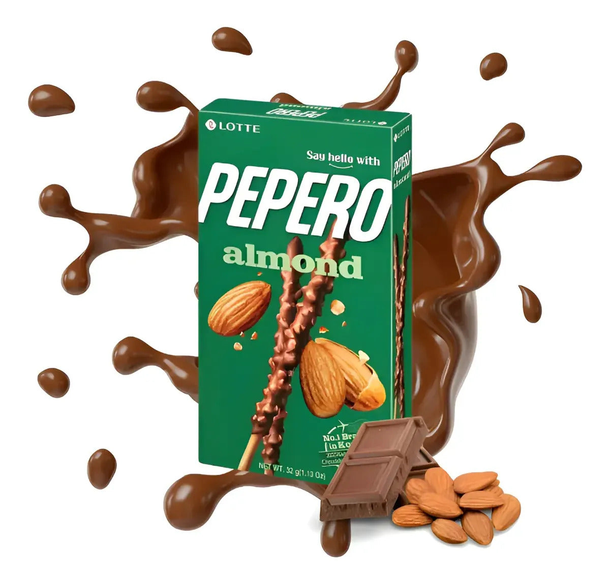 Galletas Coreanas Pepero Cookies And Cream Y Almendras X2und