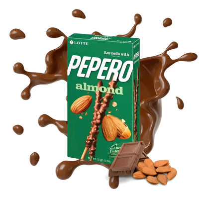 Galletas Coreanas Pepero Cookies And Cream Y Almendras X2und