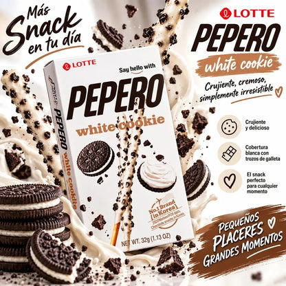 Galletas Coreanas Pepero Cookies And Cream Y Almendras X2und