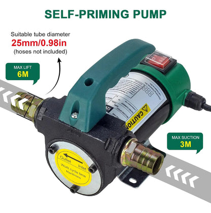 Bomba Transferencia Diesel 12v 260w Combustible 45 L/min