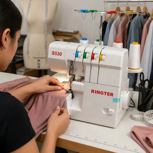 Fileteadora Kingter Overlock Profesional Refuerzo S530