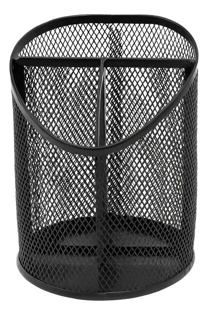 Portalapices Redondo En Malla Metálico Organizador