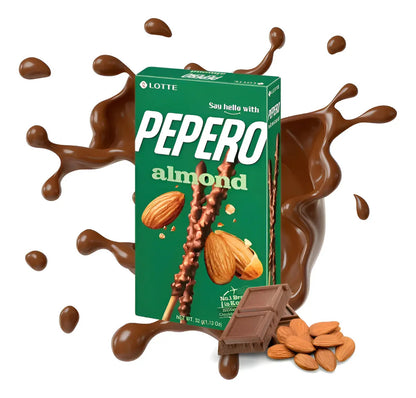 Pepero Almendra Stick De Galleta Y Chocolate Importado Corea