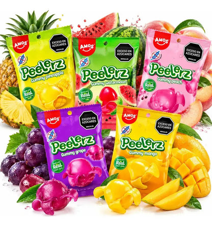 Gomitas Peelerz Sabores Surtidos X 50 Paquetes X 35gr C/u