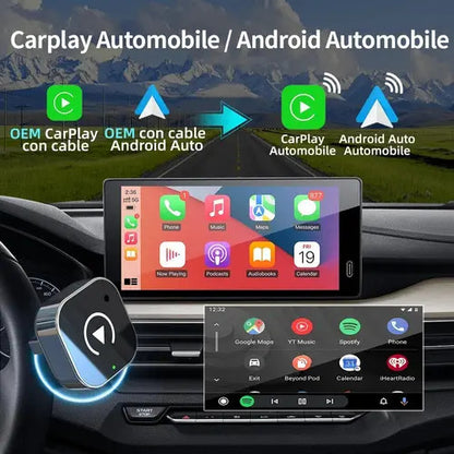 Dongle Usb Carplay Y Android Auto Inalámbrico Bt 5.0 Wifi