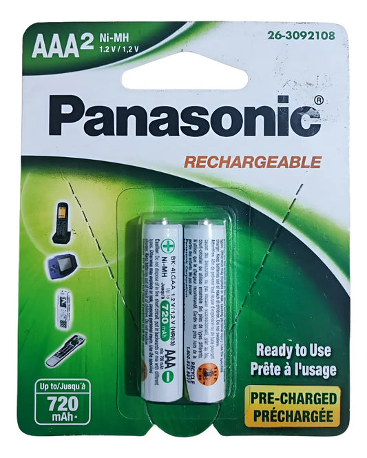 Bateria Pila Aaa Recargable Telefono Panasonic 1.2v 720mah
