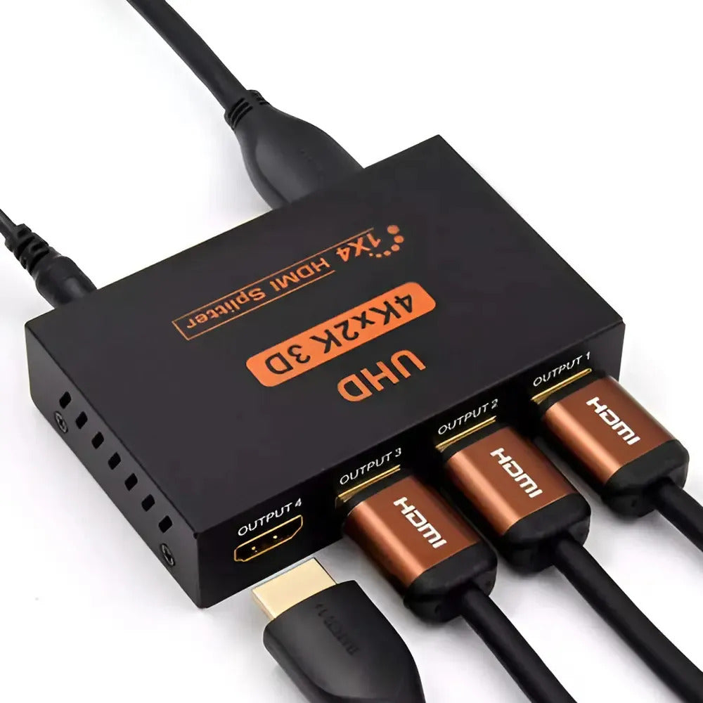 Splitter Hdmi Divisor Adaptador 1x4 1080p 4k 3d 4 Salidas