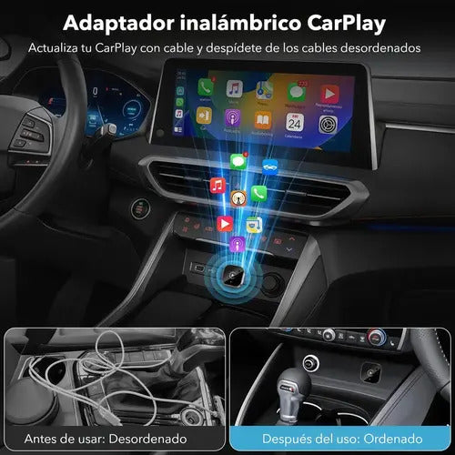 Dongle Usb Carplay Y Android Auto Inalámbrico Bt 5.0 Wifi