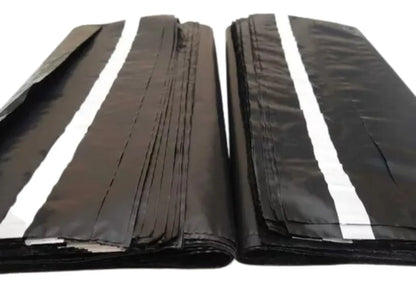 Bolsas De Seguridad 35 X 45cm Lisas Mensajeria 100 Unidades Negro