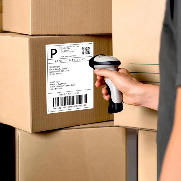 Rollo Etiquetas Adhesivas 100x150mm x500 Ideal para Envíos