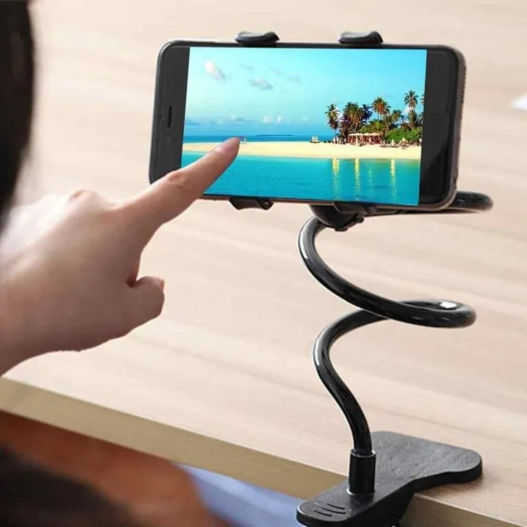 Soporte Ajustable Flexible Para Teléfono Movil Con Gancho